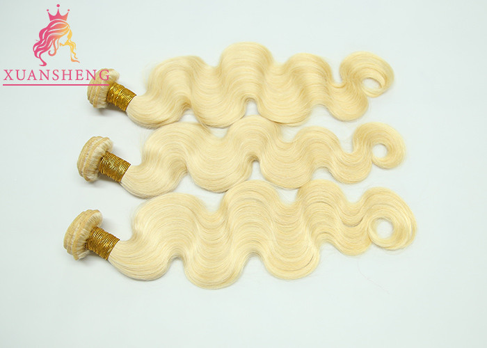 Cuticle Aligned 100% 613 Human Hair Body Wave Extensions 100g Weight