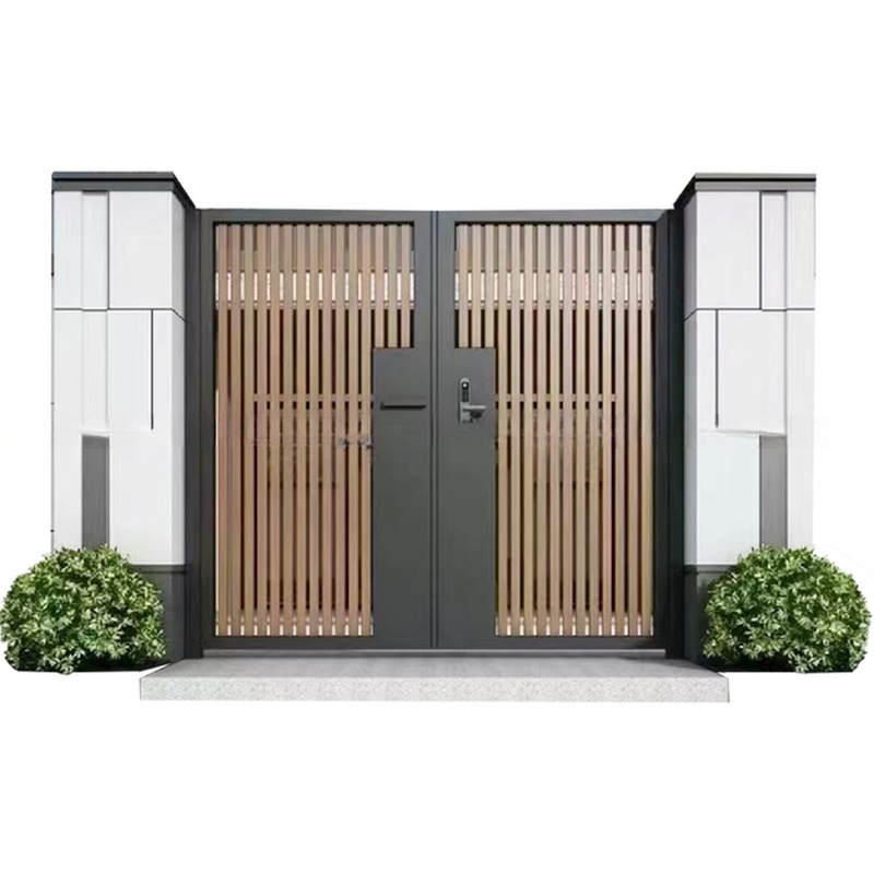 Waterproof Cast Wrought Iron Security Gates Grilles Fence Entrance door