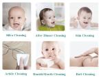 80PCS Pure Water Organic Baby Wipes Biodegradable Non Woven Fabric Unscented