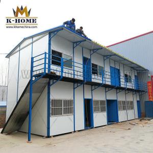 Quality Prefab Construction Site Steel Frame Building As Dormitory wholesale