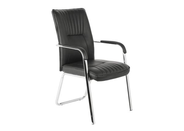 Durable Metal Frame Black basics Office Staff Chair