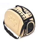 Breathable Pet Carrier Handbag Ventilated With Safety Buckle Zippers / Strap