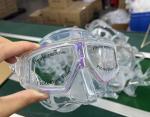 Resin Lens Silicone Scuba Diving Defogging Snorkel Mask Lightweight For Adults