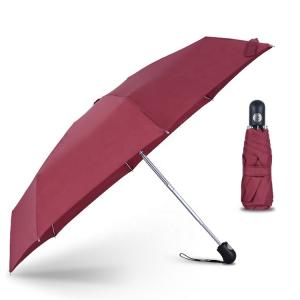 Quality UV Protection Five Portable Folding Umbrella Black Coating wholesale