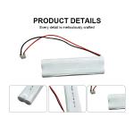 4.8v Nickel Cadmium Battery 1200mAh 1500mAh Nicd Battery Pack