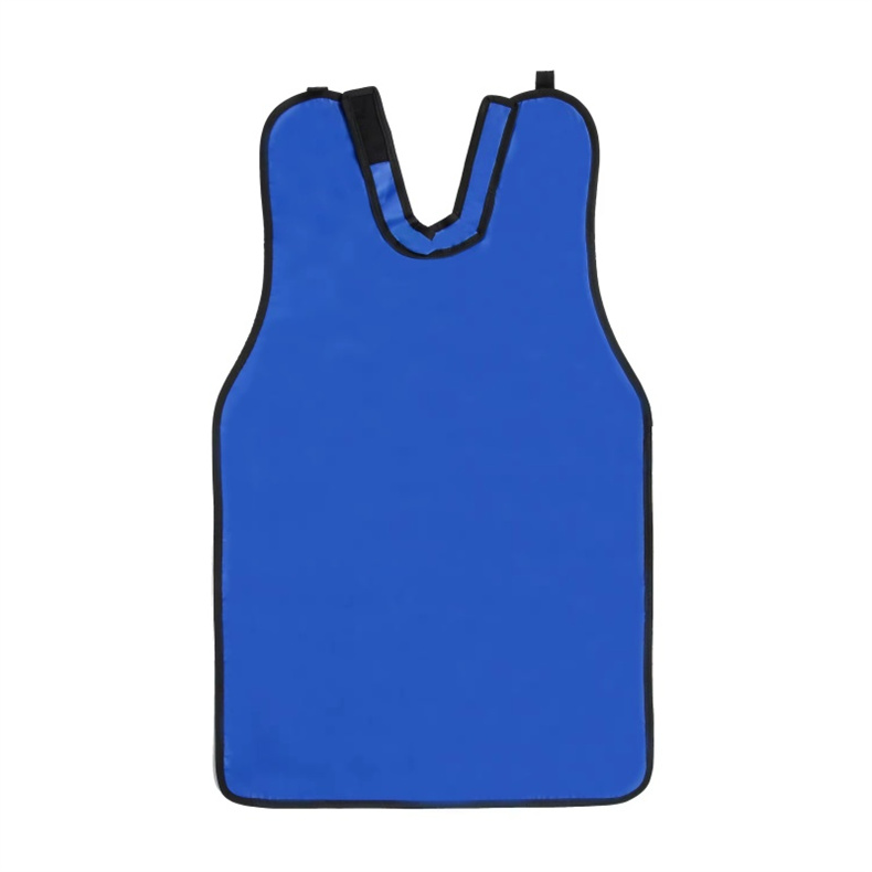 Medical 0.35mm PB Lead Radiation Proof Suits Blue Color Dental X-Ray Lead Apron