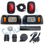 Golf Cart Deluxe LED Light Kit for Club Car DS G&E all Year models