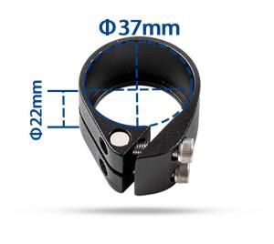 Quality Mountain Road Bicycle Seat Clamp 7075 T6 Aluminum Alloy Black wholesale
