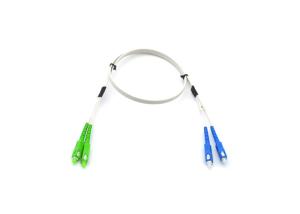 Quality SC / APC - SC / UPC Fiber Optic Patch Cord DX SM Waterproof Fiber Optic Pigtail Cables wholesale