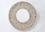 Round Rose Gold Painting Metal Wall Art Mirror