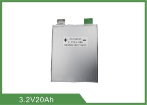 Quality High Power Rechargeable Lifepo4 Battery , 3.2V 20Ah Lifepo4 Pouch Cells No Memory Effect wholesale