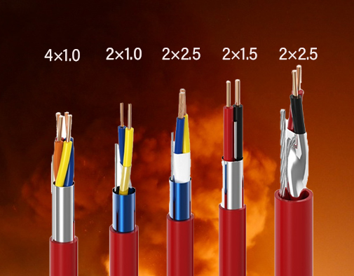 ExactCables Red KPS Screened ng A -FRLS 2x2x1.5 Fire Rated Wire PVC Insulation Material