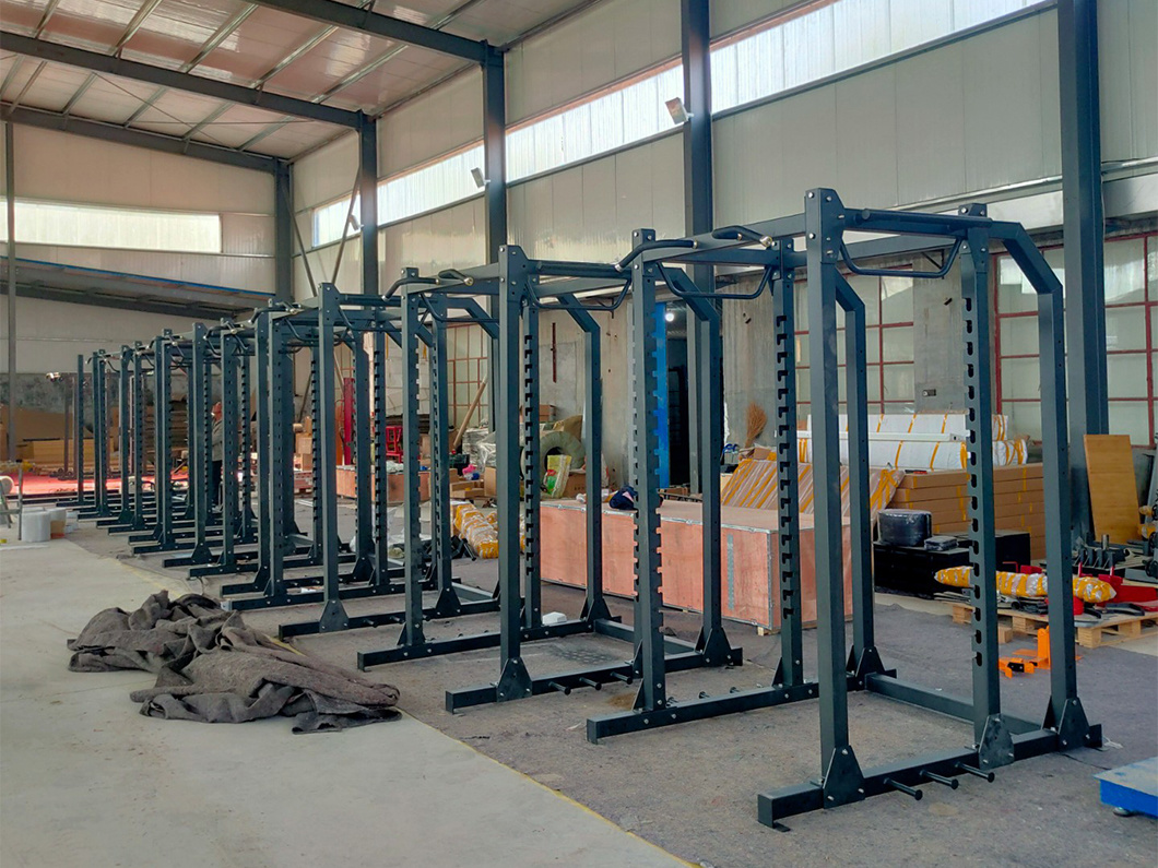 Gym Equipment Fitness Commercial Multifunctional Heavy Duty Squat Power Half Rack