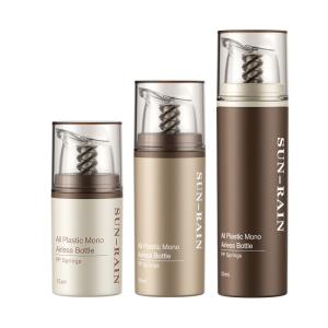 Quality Eco-Friendly Mono Airless Pump Bottle All Plastic PP Cosmetic airless Bottles wholesale
