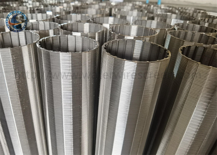 Stainless Steel 321 Water Well Screen Pipe Corrosion Resistant For Aquaculture