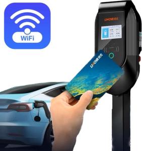 Quality 7kw Ac Ev Charger Design 3.32A GBT IP55 4.3 Inch Screen 220v Electric Vehicle Charger wholesale