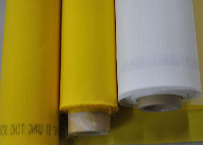 Custom 63 Micron Polyester Screen Printing Mesh 90T With 100% Monofilament