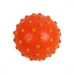 Eco-friendly pvc soft inflatable two color massage ball with dots
