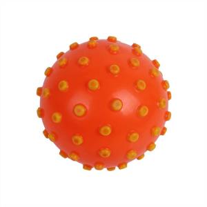 Quality Eco-friendly pvc soft inflatable two color massage ball with dots wholesale