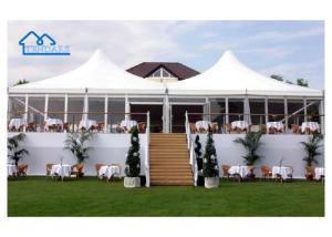 Quality UV Resistant Aluminium Pagoda Tent 10x10 Waterproof Flame Retardant wholesale