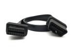 OBD2 OBDII 16 Pin J1962 Male to Female Extension Flat Slim Cable