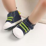Wholesale Cheap Canvas Dinosaur animal prewalker outdoor antislip boy baby shoes