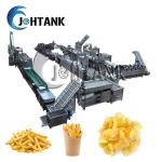 304 Stainless Steel Frozen French Fries Making Line 200kg/h