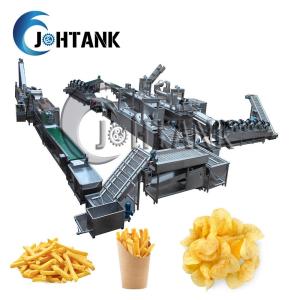 Quality Potato Crisp Chips French Fries Manufacturing Machine 500kg/h wholesale