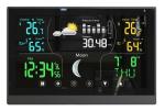 Compact Hygrometer Thermometer Meteo Station High Temperature Alert Indoor
