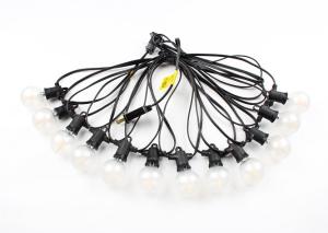 Quality Outdoor IP65 Waterproof E12 15m Clear G40 Bulb String Lights wholesale