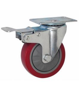 Quality 5 inch plastic casters PVC wheels wholesale