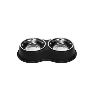 Quality Non Slip Pet Feeder Smart Dog Food Feeder With Stainless Steel Bowls wholesale