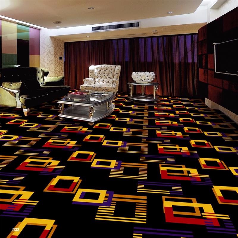 Polypropylene material 3d wilton carpet for casino
