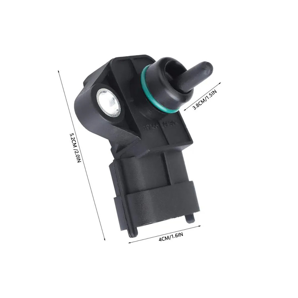 5V Manifold Air Pressure Sensor Stainless Steel Intake Pressure Sensor
