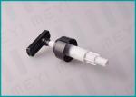 Smooth Black Lotion Pump Dispenser , Plastic Soap Dispenser Pump Replacement