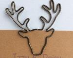 Creative Functional Fancy Stationery Items , Shaped Stainless Steel Paper Clips