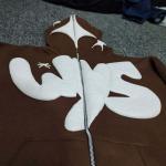 Factory Custom Logo French Terry 3D Puff Printing Full Face Zip Up Hoodies for