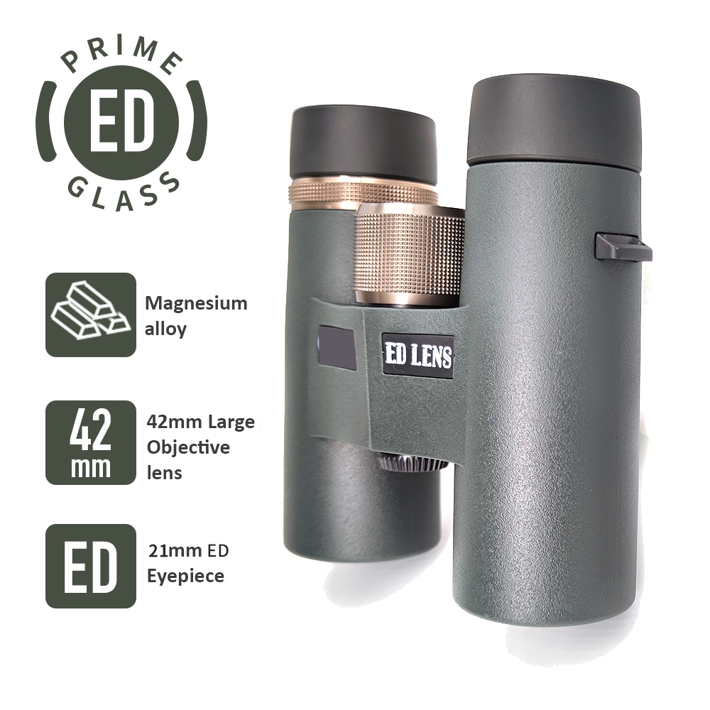 IPX7 Waterproof ED Binoculars 8x32 for Bird Watching