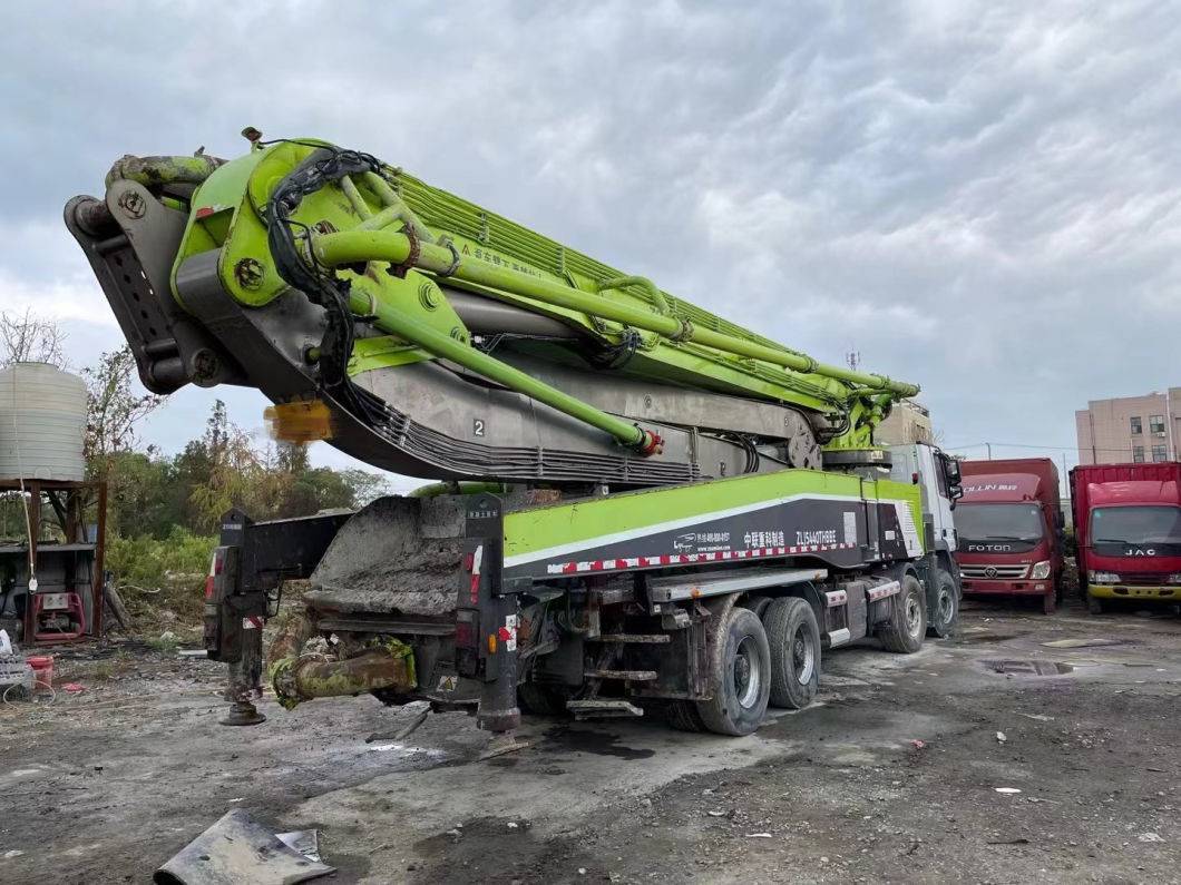 Concrete Pump Machine Zoomlion Second Hand 56 Meter Boom Pump