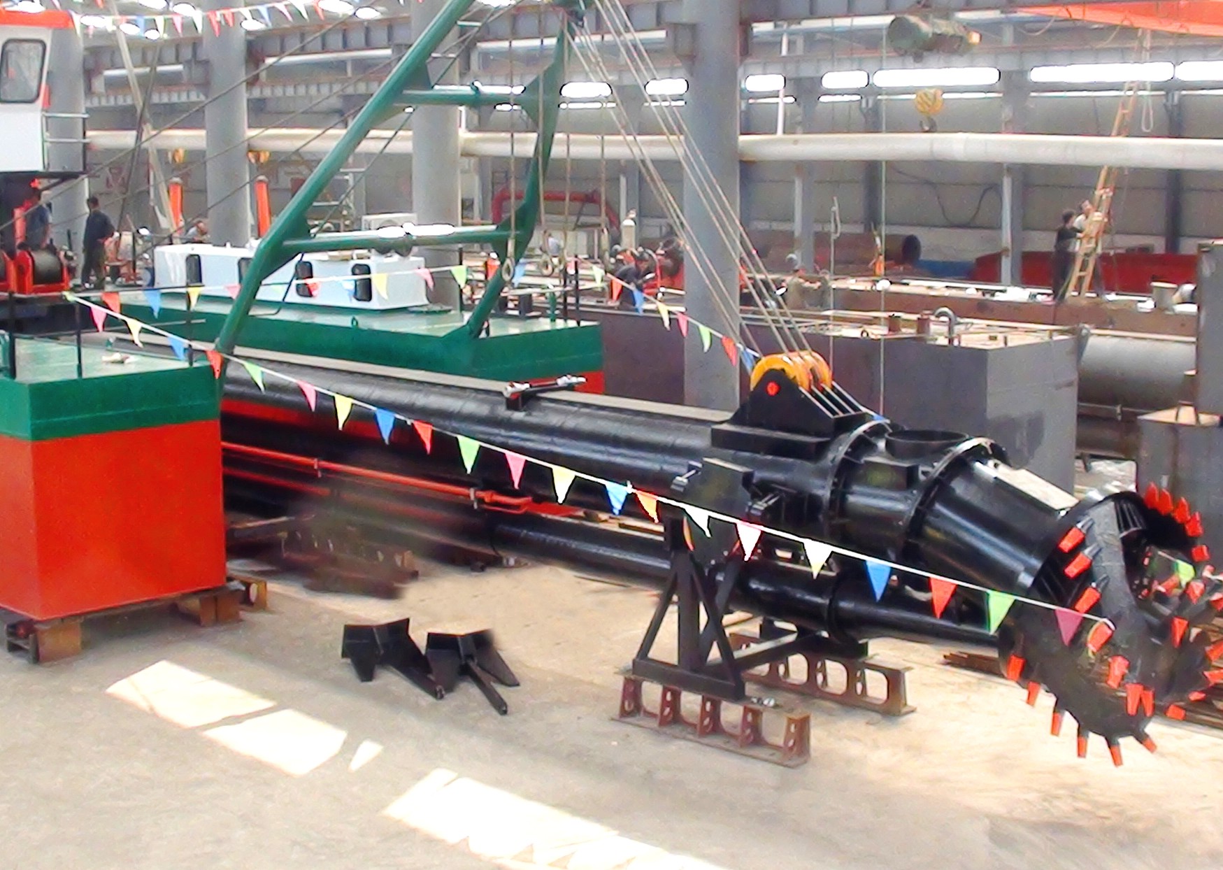 24 Inch 25m Depth River Dredger Bucket Wheel Dredger