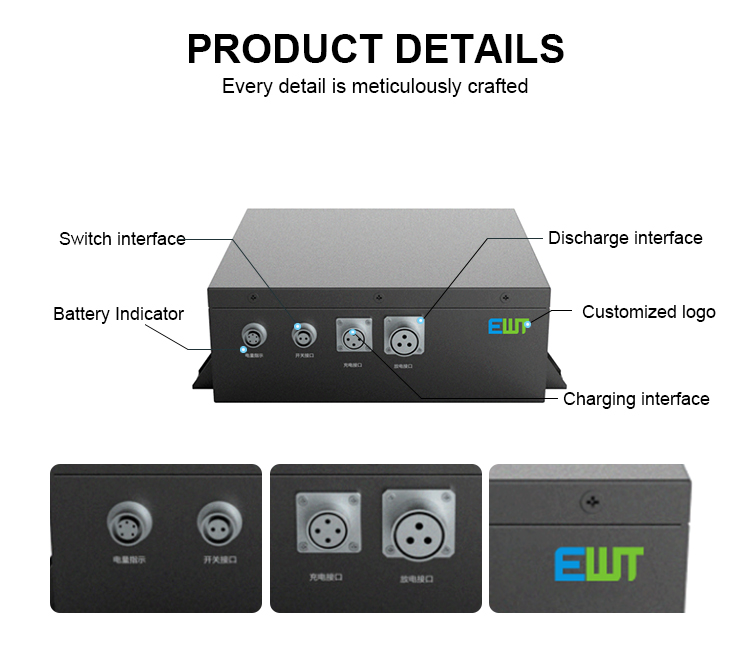 OEM 20Ah 25.6V Lithium Battery Flameproof Lithium Ion Battery Pack