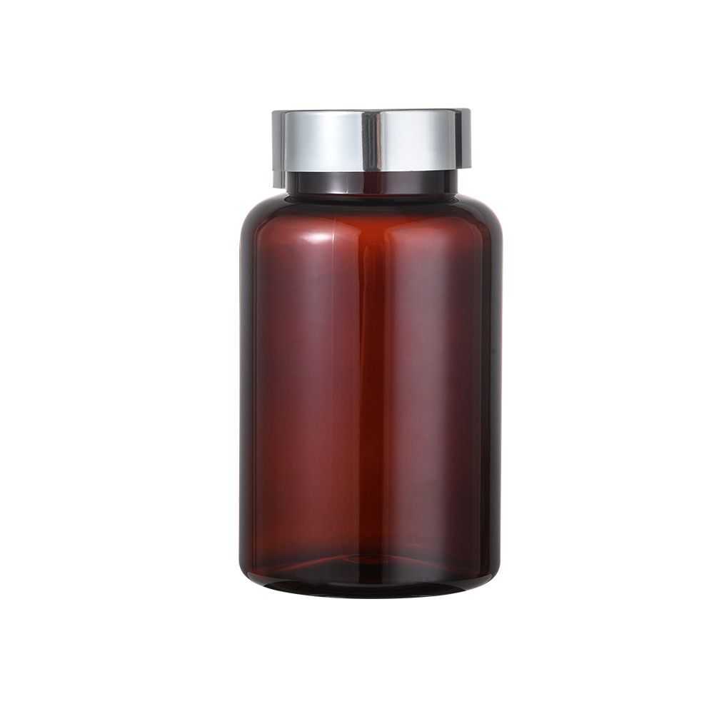 Provide PET Pharmaceutical Green Pill Tablet Packaging Bottle Container for Clear Frosted Plastic Vitamin Capsule Bottle
