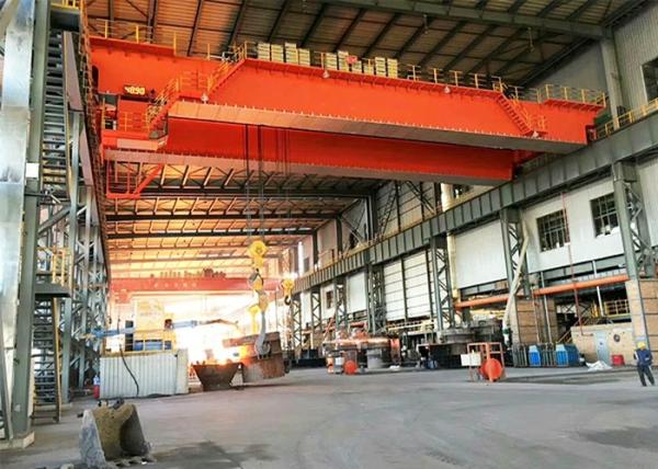 Span 10.5m-31.5m Heat Resistant Steel Mill Crane Cabin Heavy Duty Overhead