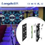 Portable Indoor Advertising Curved Led Display Screen P3.91 900cd 43 scan
