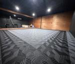 Interlocking Ribbed Garage Floor Tiles / Garage Floor Tiles Oil and Stain