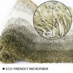 Long Pile 3cm 2100GSM Tufted Bath Mat Water Absorbent Floor Mat