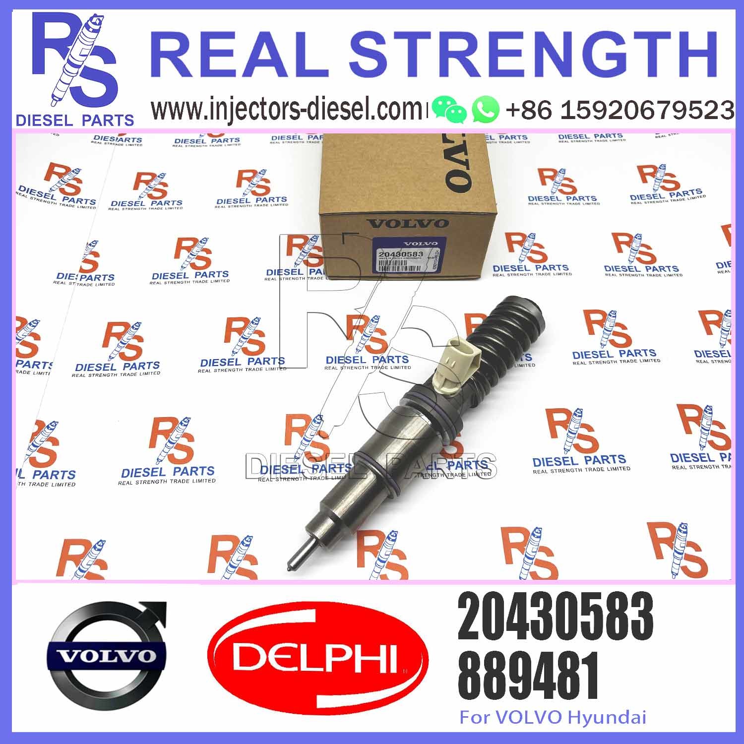 common rail injector 20430583 21582096 For Renualt injector for V-O-L-V FH12 FM12 D12D diesel fuel injector 20430583 BEBE4