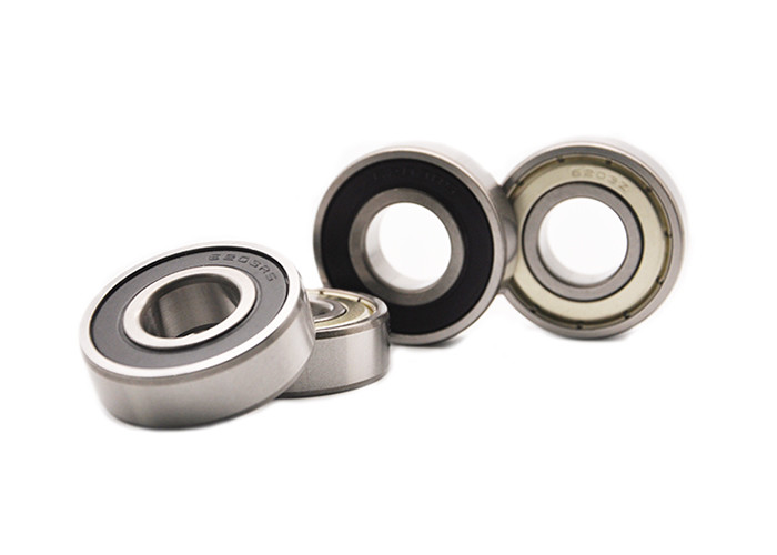 Single Row Design Stainless Steel Ball Bearings 6007ZZ Size 35*62*14mm