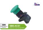 Mushroom Head Emergency Push Button Switch SB5 Series Green OEM Service