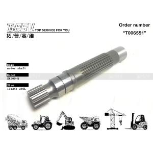 Quality YN15V00003S009 Black Hydraulic Pump SK200-5 Excavator Travel Motor Shaft Parts High Durability wholesale